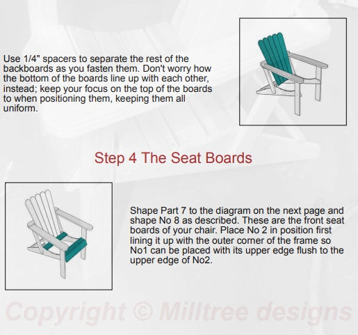 Garden Lawn Chair Woodworking Plan