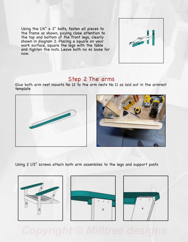 Garden Lawn Chair Woodworking Plan