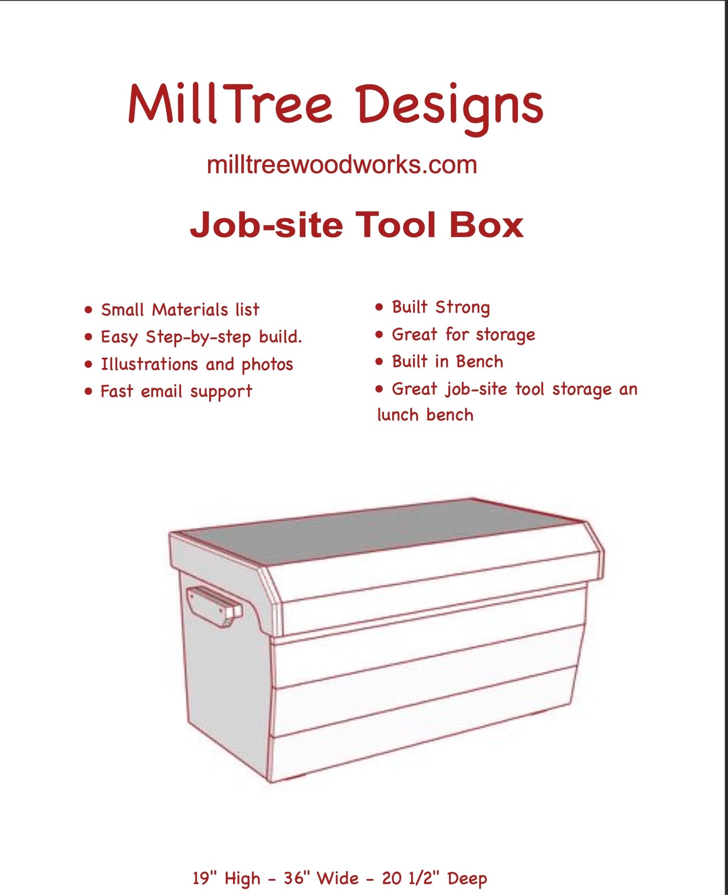 Job-site Toolbox Plan