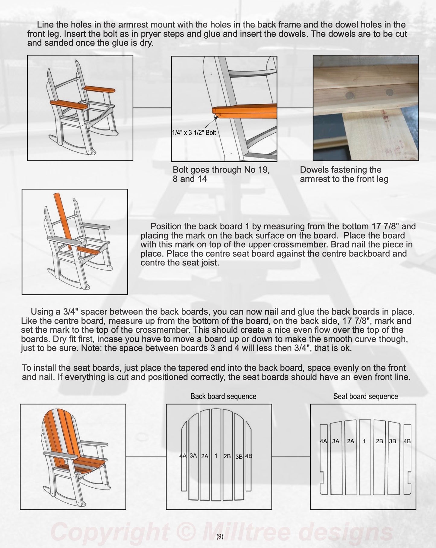 Outdoor Rocking Chair Plan