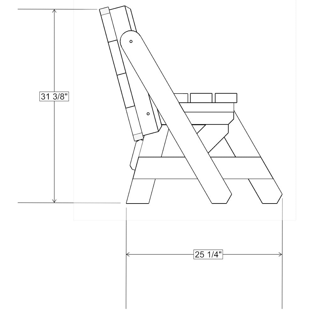 Folding Picnic Table Plan