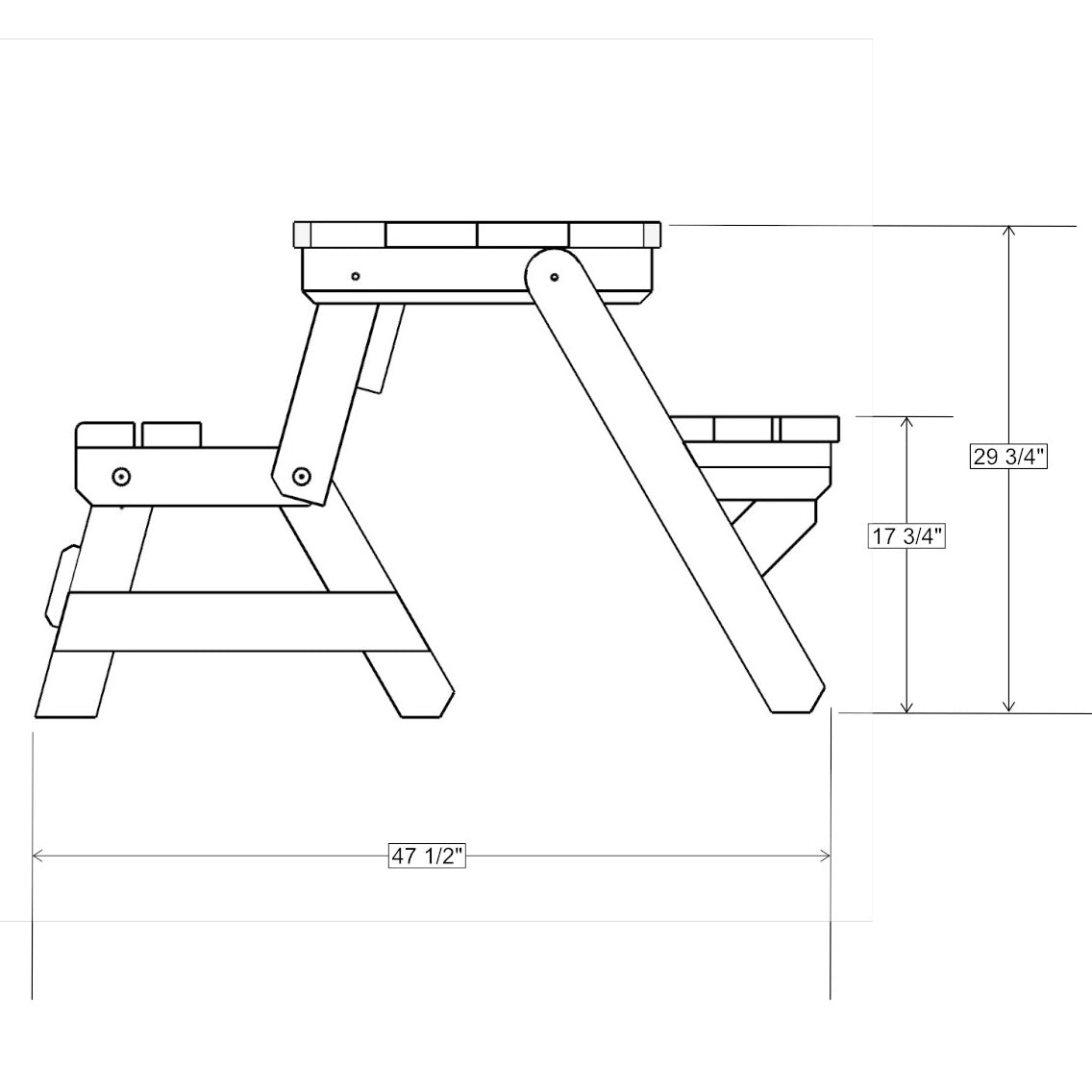 Folding Picnic Table Plan